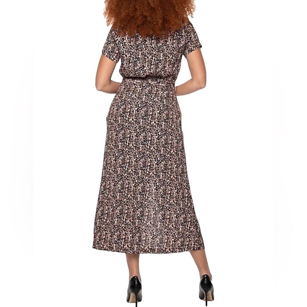 DEX Animal Print Button Front Midi Dress - Picture 3 of 10